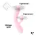 FeelzToys Lea Soft Pink Dual Motor Silicone Personal Massager 202mm