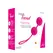 Joydivision Joyballs Trend Duo Magenta - Double Training Balls 3.5cm