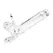 Perfect Fit Zoro Knight Hollow System 15.2 cm Transparent Strap-On