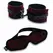 Sportsheets S&M Enchanted Set - Burgundy Blindfold & Adjustable Cuffs
