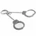 Sportsheets S&M Adjustable Metal Handcuffs with Safety Release, Silver