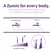 Zumio X Spirotip Precision Rechargeable Stimulation Device, Purple