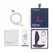 We-Vibe Ditto Flexible Vibrating Plug Purple, Remote & App Control
