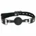 Sportsheets Edge Silicone Ball System, Adjustable Leather Strap, Black