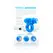 The Screaming O Charged OWow Intimate Vibrating Ring Blue Rechargeable