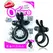 The Screaming O Ohare Black - Double Vibrating Silicone Ring