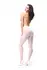 MissO P102 White L/XL - Elegant Tights with Cutout, 40 DEN