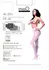 MissO P102 Women’s Tights with Cutout, White, Size S/M, 40 DEN
