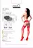 MissO S101 Stockings Red L/XL - Classic Garter Belt Model, Reinforced Yarn