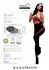 MissO P420 Black Women's Tights with Open Gusset, Size S