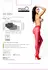 MissO P105 Red L/XL Tights with Lace Trim and Open Gusset