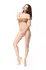 MissO P102 Women's Tights with Cutout, Beige, Size L/XL, 40 DEN