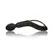 O-WAND Noir Rechargeable Waterproof Massager Black-Gold Ergonomic