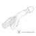 O-WAND Noir Rechargeable Waterproof Massager Black-Gold Ergonomic