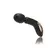 O-WAND Noir Rechargeable Waterproof Massager Black-Gold Ergonomic
