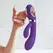 Nomi Tang Wild Rabbit 2 Intimate Device Purple, 3 Motors, 214mm
