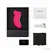 LELO Sona Cerise Sonic Massager - Waterproof, 8 Modes, Rechargeable