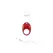 Ovo B7 Intimate Vibrating Ring Red Silicone, Waterproof, Awarded Design