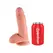 King Cock 7 Inch Model with Balls Flesh Tone, Suction Base, 17.8 cm