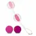 Gvibe Geisha Balls 2 Pink - Multi-Weight Silicone Training Set 30mm