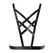 Bijoux Indiscrets MAZE Net Cleavage Harness Black Vegan Leather Adjustable