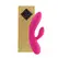 FeelzToys Lea Rubine Red Glitter Dual Motor Silicone Model 202mm