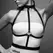 Bijoux Indiscrets MAZE H Harness Black Adjustable Vegan Strap