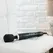 Doxy Die Cast Wand Massager Black - Metal Body, Medical Silicone Head