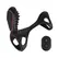 Adrien Lastic Gladiator Remote Control Silicone Partner Ring 11cm Black