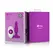 b-Vibe Novice Plug Fuchsia - Compact Silicone Vibrating Plug 10.2 cm