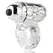 The Screaming O O Wow Clear Vibrating Ring - Stretchy, Reusable, Waterproof