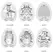 Tenga Egg Series 2 - 6-Piece Textured Sensation Set for Men