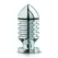Mystim Hector Helix L - Bipolar Aluminum E-Stim Plug, Large Size