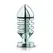 Mystim Hector Helix S - Aluminium Bipolar Plug, Spiral Design, Small