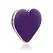 Rocks-Off Heart Vibe Deep Purple - 10-Mode Compact Silicone Massager