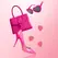 Rocks-Off Heart Vibe Coral Rose - Compact 10-Mode Rechargeable Massager