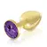 Rianne S Luxury Gold-Plated Plug Set with Gem Accents - 2 Sizes