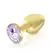 Rianne S Luxury Gold-Plated Plug Set with Gem Accents - 2 Sizes