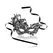 Rianne S Soiree Mask IV Violaine - Elegant Venetian-Style Soft Mask