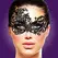 Rianne S Soiree Mask IV Violaine - Elegant Venetian-Style Soft Mask