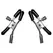 Sportsheets S&M Adjustable Silicone-Coated Nipple Clamps, Set of 2