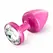 Diogol Anni Round 25 mm Intimate Jewel Pink Aluminium Plug
