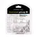 Perfect Fit Tunnel Plug Medium Clear - Innovative Hollow Design Plug