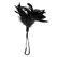 Sportsheets Feather Tickler Black with Wrist Loop - Elegant Accessory