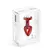 Diogol Anni R Aluminium Intimate Plug Red 25 mm with Crystal Accent