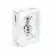 Diogol Ribbed Silver-Plated Plug 25mm with Swarovski Crystal