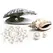 Bijoux Indiscrets Mimi Pearl Crystal Body Decoration Set 2 pcs