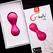 Gvibe Gballs 2 Petal Rose - Smart Kegel Trainer Bluetooth App Pink