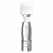 Bodywand Mini Wand Massager Silver Compact Splashproof 10.2 cm