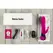 Adrien Lastic Bonnie & Clyde Dual-Action Silicone Vibrator 22.6cm Pink